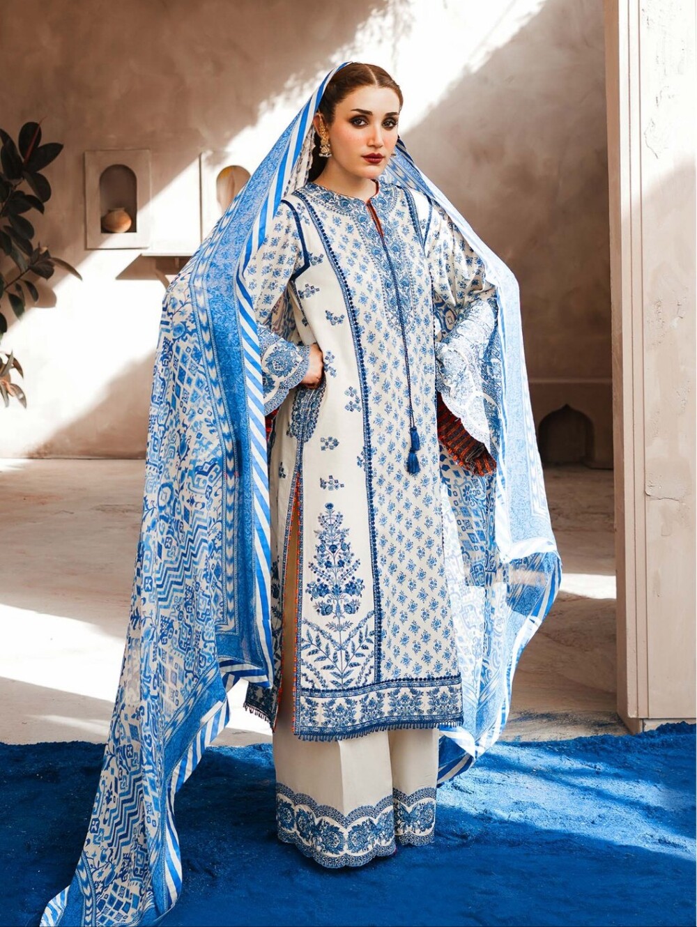 Hussain Rehar Designer Dress